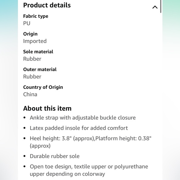 DREAM PAIRS Women's Open Toe Ankle Strap High Chunky Heel Sandals - Picture 7 of 7